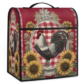 Red Rooster Kitchen Aid Mixers Cover Dust Protective Appliance Covers