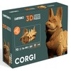 CARTONIC 3D Puzzle Set - Corgi Dog Model Recycled Cardboard