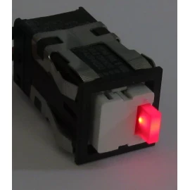 Honeywell AML 20 RED LED Momentary ON/OFF SPDT Micro Switch - 125 V AC/DC 100 mA