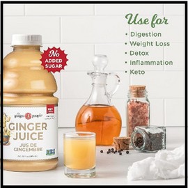 Ginger Juice 99% Pure Ginger Juice by The Ginger People – Drug Free Original
