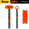 Titan iDX 63616 6lb Indestructible Sledge Hammer, 16-Inch Handle