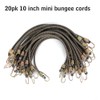 XSTRAP STANDARD 20 Pack Mini Bungee Cords with Hooks, 10