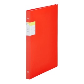 King Jim 8682-R Clear File Kakiko Replaceable A4 10 Sheets 20 Pockets Red