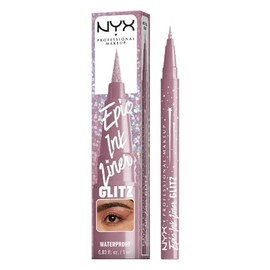 NYX Professional Makeup Epic Ink Liner Glitz, Delineador Líquido con Brillos, A Prueba de Agua, Ultra Pigmentado, Fórmula Vegana, Tono Shimmer Stitch,