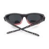 MyUV High Definition Polarized Wrap Around Shield Fit Over Sunglasses