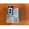 Leviton PJ8-WM 1-Gang Duplex Device Receptacle Wallplate, Midway Size, Thermoplastic