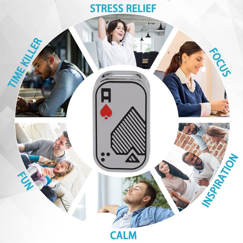 Metal ADHD 3 Layer Push Slider Toy Adult Office Travel