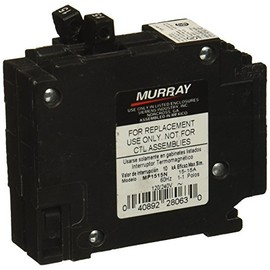 Murray MP1515 Two 15-Amp Single Pole 120-Volt Non-Current Limiting Circuit Breaker