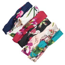 Minkissy 6pcs Cross Turban Hairband for Women Comfortable Knotted Headwrap for Parties Dancing Daily Use Stylish Hair Accessories for Girls