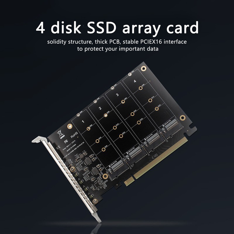 M.2 PCIE Adapter NVMe M.2 to PCIe 4.0 X16 Protocol