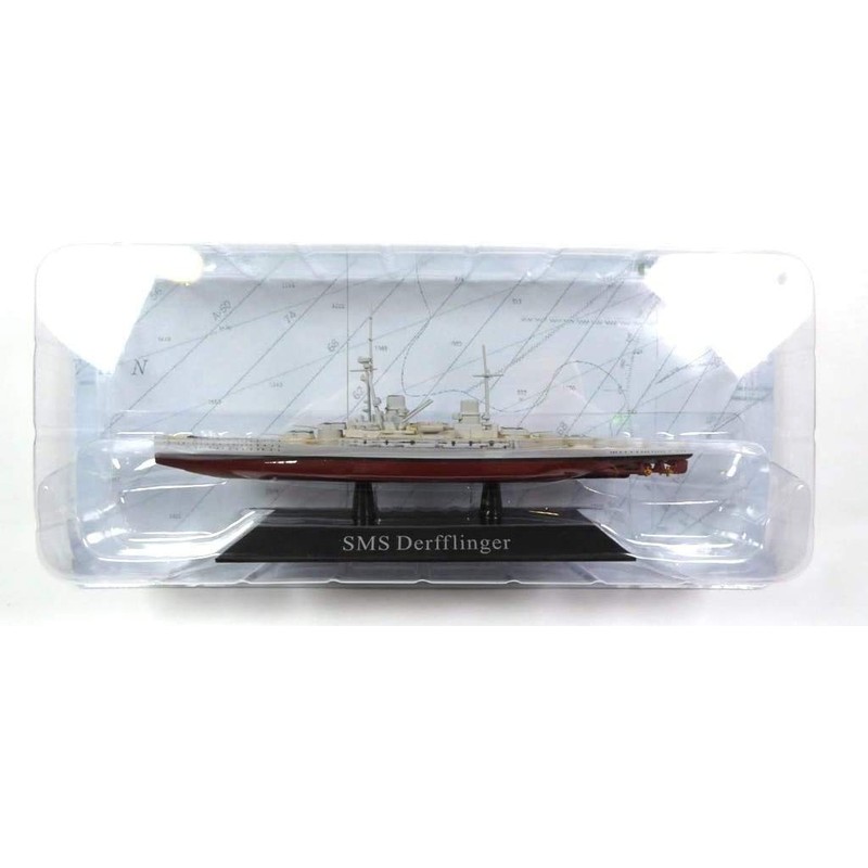 OPO 10 lot with 2 warships 1/1250: SMS DERFFLINGER +