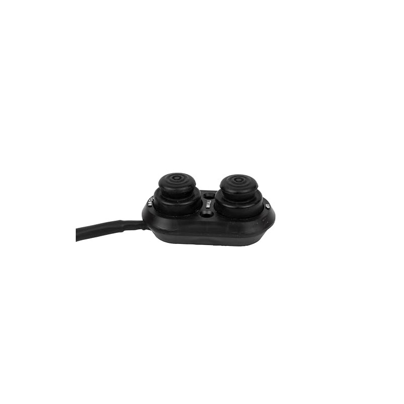 T-H Marine TTC-1-DP Push Button Transom Trim Switch, Black
