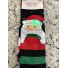 Holiday Style Light Up Knee High Santa Socks