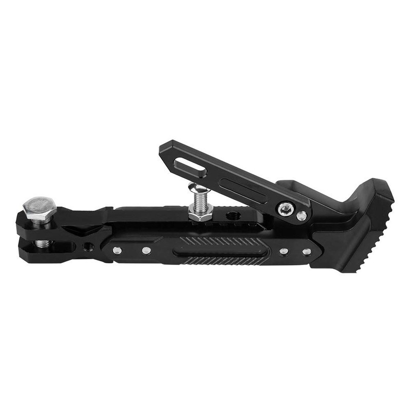 Kuuleyn Motorcycle Adjustable Kickstand, Universal Adjustable Foot Side Support Stand