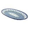 Blue Rose Polish Pottery Kalina Large Oval Platter