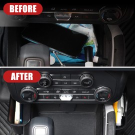 EVGoXMods Center Console Shifter Organizer Tray Compatible with Ford Bronco 2/4 Door 2025 2024 2023 2022 2021, Gear Side Storage Box Interior Accessories