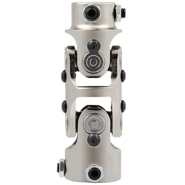 SCITOO U-Joint Steering 1" DD - 3/4" DD Double Steering Shaft U Joint Coupler Chrome Universal Coupling