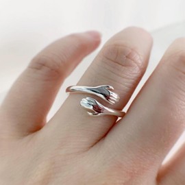 Long tiantian Daughter Gifts from Mom Anxiety Fidget Ring for Daughter Hug Ring for Christmas Stocking Stuffers Gifts 2025