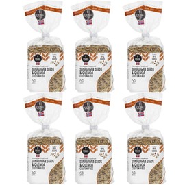 Sigdal Bakeri All Natural Norwegian Crispbread - Non GMO, Vegan, Sugar Free, High Fiber, Low Carbs, High Protein, Wholegrain Snack Crackers With Up To 46% Seeds (Gluten Free Quinoa, 6 Pack)