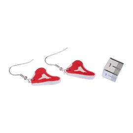 Barbecue Steak Earrings cooking meat Entrecôte Nackensteak Miniblings Earrings