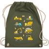 Shirtracer - Gym Bag Backpack - Children's Tractor Excavator etc.