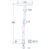 SANEI PR31A Tool Stop Faucet Key for Square, Foldable, Length