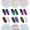 DAILY CHARME Iridescent Nail Art Mermaid Flakes Decoration (Mermaid Andrina),