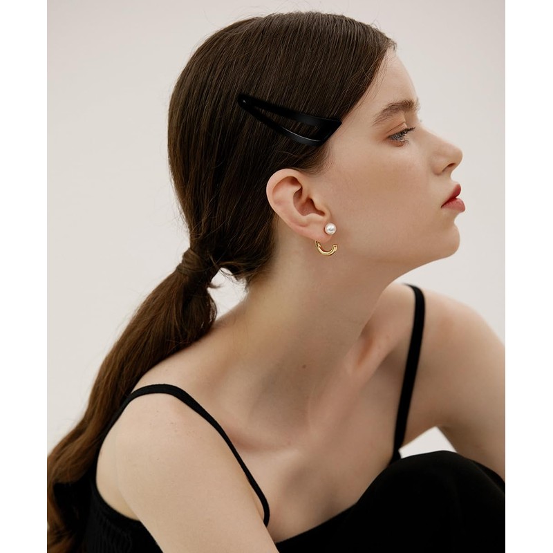 DAZISEN 24 Pieces Snap Hair Clips Women'S Anti-Slip Styling Accessories,