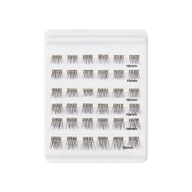 i-ENVY Cluster Palette Lash Refill, DIY Lash Makeup, Clusters False Eyelash, Varied Length, Customizable Under Lash Extension Layering (Light 10-15MM #03)