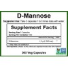 GreenPacks® D-Mannose 500mg, Non-GMO Verified Supplement - 300 Capsules