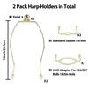 Filltown 10 Inch Lamp Harp 2 Set, Detachable Lamp Shade