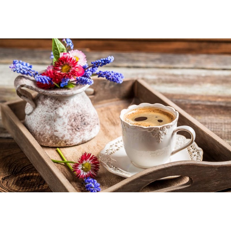 Nektar Greek Coffee Traditional Blend 200g with a Boiling Pot