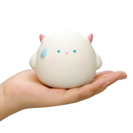 funnysquee Cute Horned Monster Squishies Toy,Stress Balls for Kids Adults,Small Monster Stress Relief Squeeze Toys for Kid Christmas Thanksgiving Birthday Gift Collect