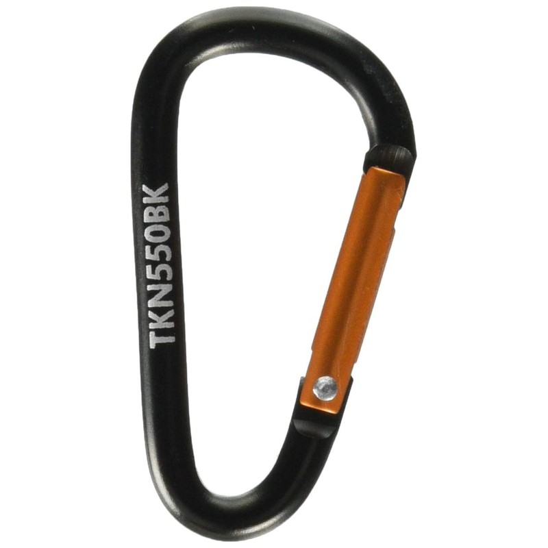 TRUSCO TKN550BK Carabiner Wire Diameter 0.2 x 2.0 inches (5