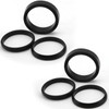 Baeruuss Carburetor Intake Manifold Gasket Set, Black Rubber, for Harley