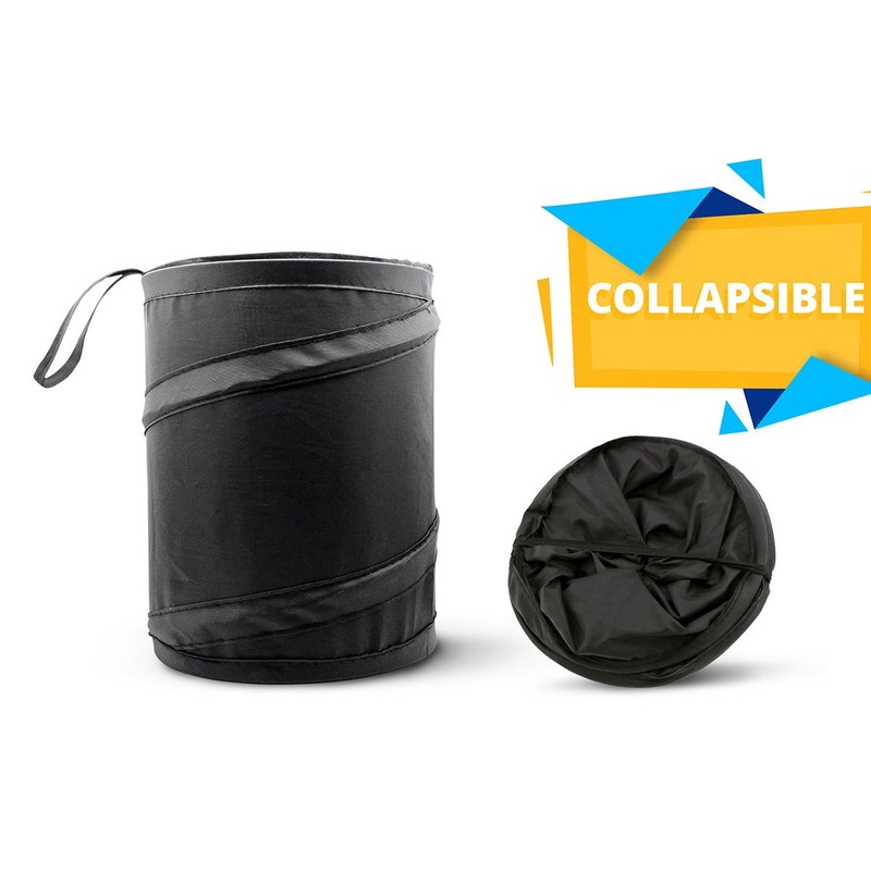 Mavoro Car Trash Can, Portable Garbage Bin, Collapsible Pop-up Water