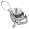 Small Funnel Set, 3 Stainless Steel Kitchen Funnels, 3 Sizes,