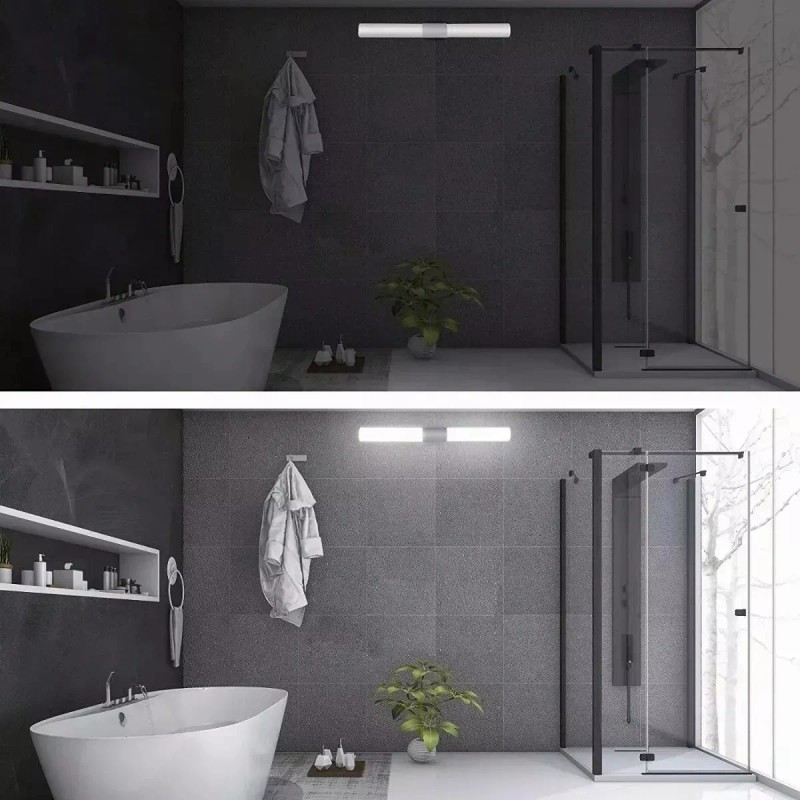 AutoWT Lampara Pared Led Para Espejo De Baño Moderna 25cm