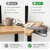 Desk Side Cup Holder Clip for Workspace Organization – ABS