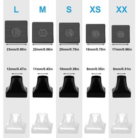 JEVRKAPZ High Heel Protectors Heel Repair Caps Covers Square Type for High Heel Shoes Suitable for Grass Wedding Outdoor Activities Anti-Slip Protecting from Bricks and Cracks (10 Pair, 10 Clear)