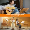 NAMON 2-in-1 Dual-Use Music Stand & Tabletop Stand, Heavy Duty