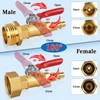 FANOVO RV Winterize Blowout Adapters, 3/4'' GHT Male & Female