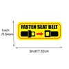 2X Fasten Seat Belt Sticker Warning Caution Vehicle car Bus