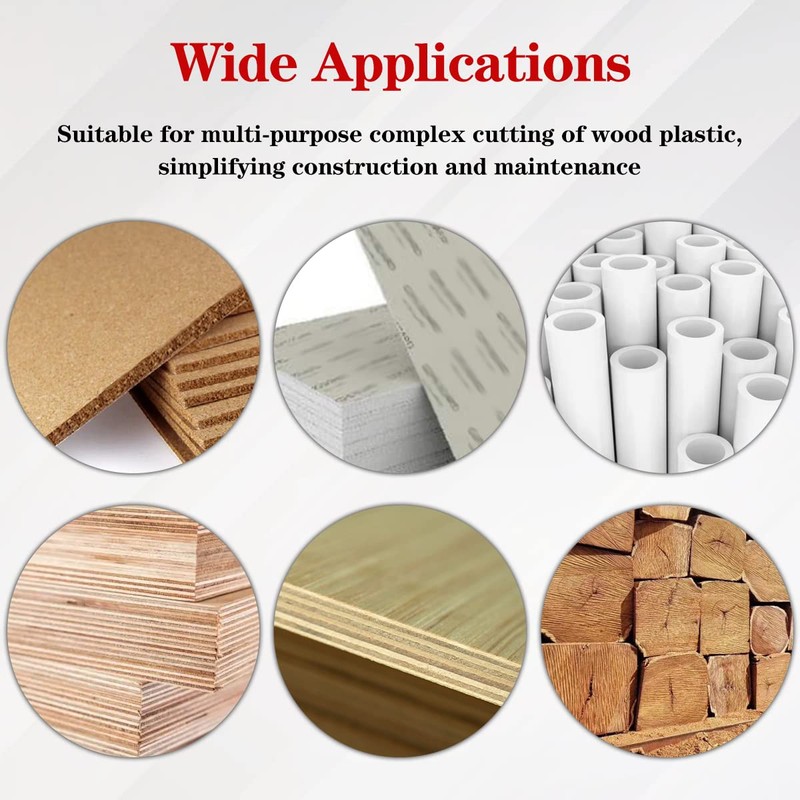 25 Pieces Jigsaw Blade Set 6T 8T 10T High Carbon