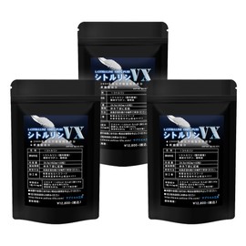 神戸ロハスフード のシトルリンVX アミノ酸 3袋セット 180粒入り 約90日分 日本製 サプリエル工房