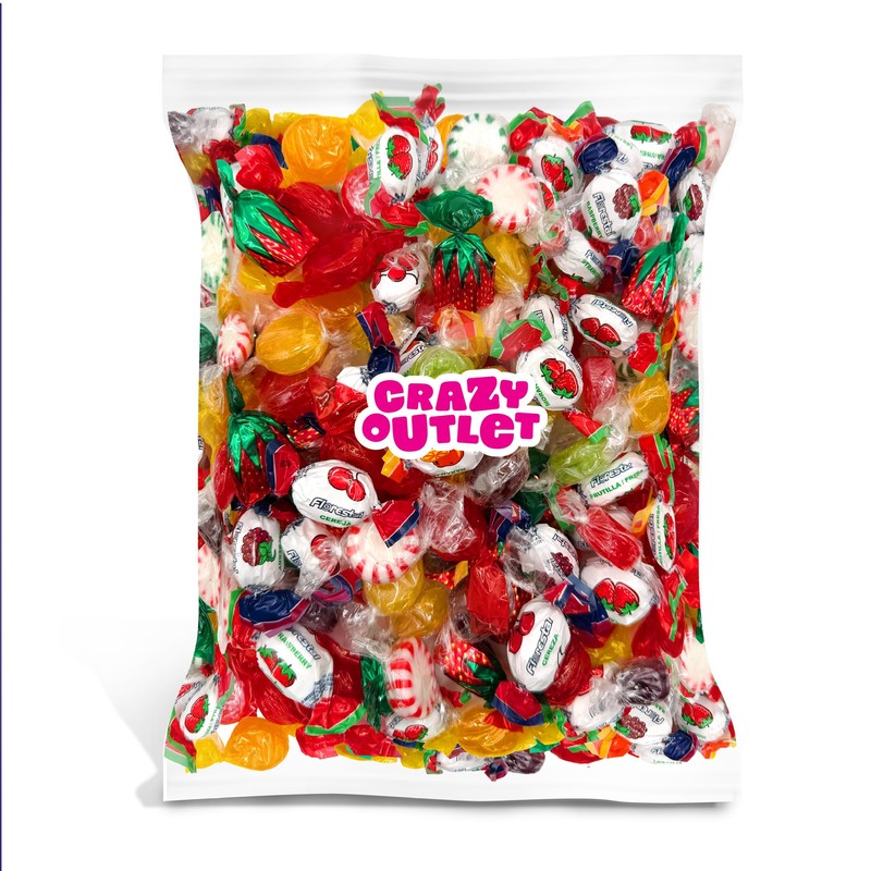 Old-Fashioned Hard Candy Assortment - 2 Pound Bulk Pack (About