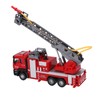 1:50 Ladder Fire Truck Alloy Model 180° Rotating Table Fire