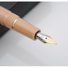JINHAO 82 Fountain Pen (Milk Tea,Fine Nib 0.5mm)