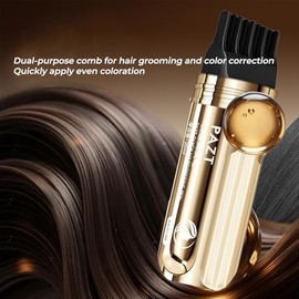 Retocador de Raíces Coreano, Marrón Barra Cubre Canas con Peine 2 en 1, Tinte Temporal para Cabello Mujer y Hombre, Touch Up Portátil para Retoques Rá