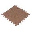 10pcs Cotton Linen Interlocking Carpet Tiles Anti Slip Floor Protection